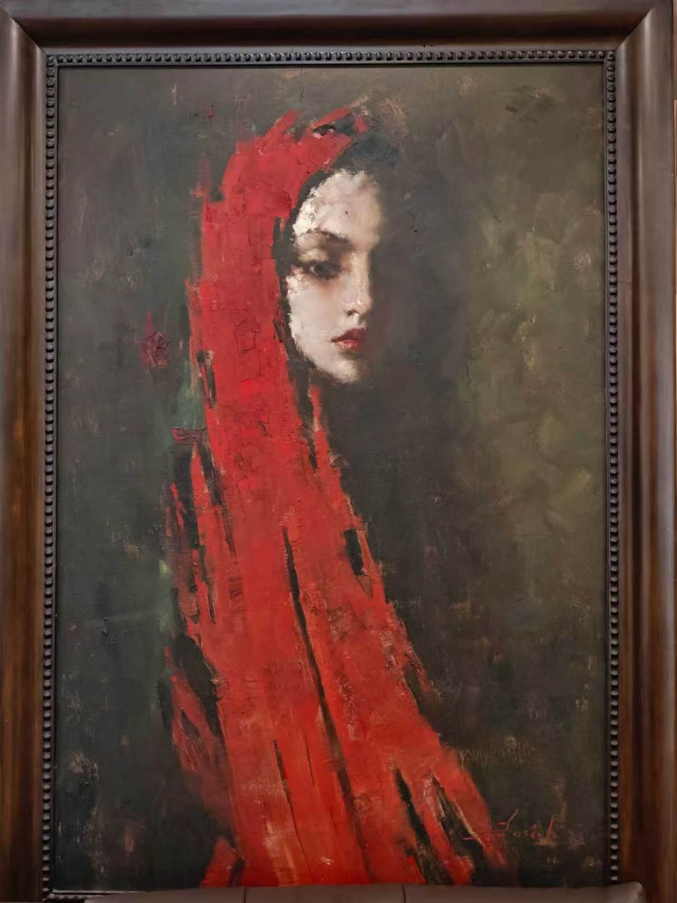红头发的少女